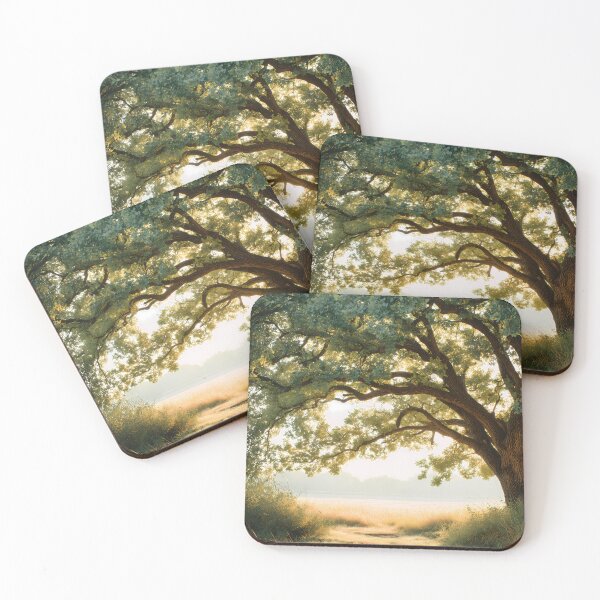 Item preview,  Sunlit Oak Tree in the Meadow designed and sold by Mindrender.