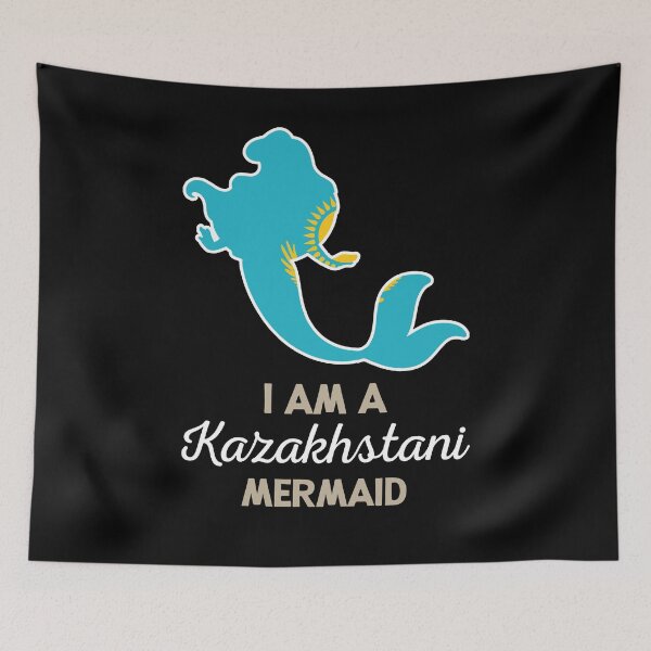 Item preview, Kazakhstan Kazakhstani Mermaid designed and sold by countryflags.