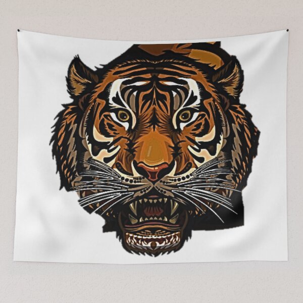 Item preview, Angry Tigar Illustration designed and sold by NoxLand.