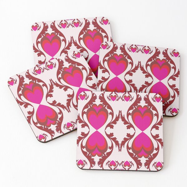 Item preview, Unbreakable Twin Hearts designed and sold by OIL Pattern Design .