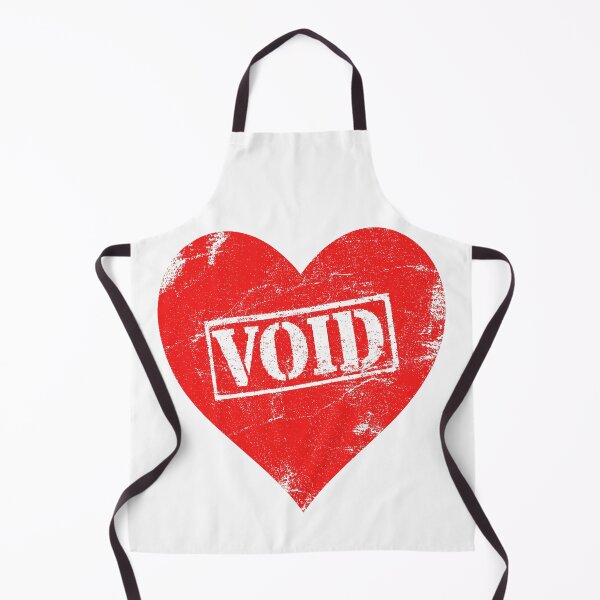Item preview, Anti Valentine – Void Love Red Heart Statement designed and sold by VilnaArtPrints.
