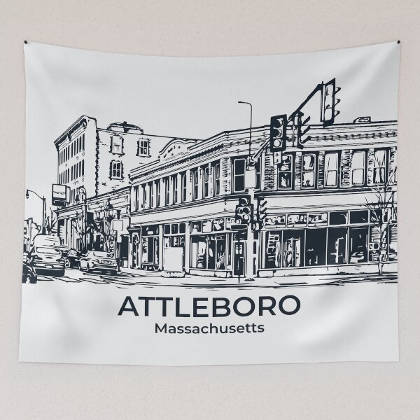 Item preview, Attleboro - Massachusetts designed and sold by Lakeric Cityscapes.