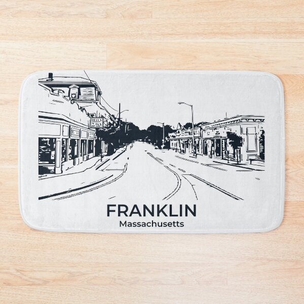 Artikelvorschau, Franklin - Massachusetts entworfen und verkauft von Lakeric Cityscapes.