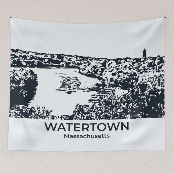 Item preview, Watertown - Massachusetts designed and sold by Lakeric Cityscapes.