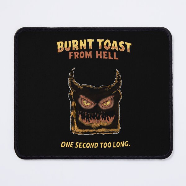 Item preview, Burnt Toast From Hell - Funny Evil Sourdough Horror Art designed and sold by Popstudio85.
