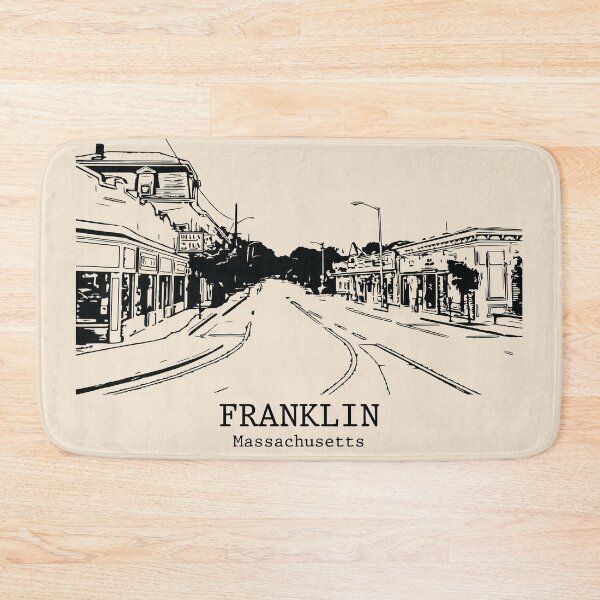 Artikelvorschau, Franklin - Massachusetts entworfen und verkauft von Lakeric Cityscapes.