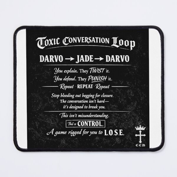 Item preview, toxic conversation loop darvo designed and sold by OCD_JESSICA.