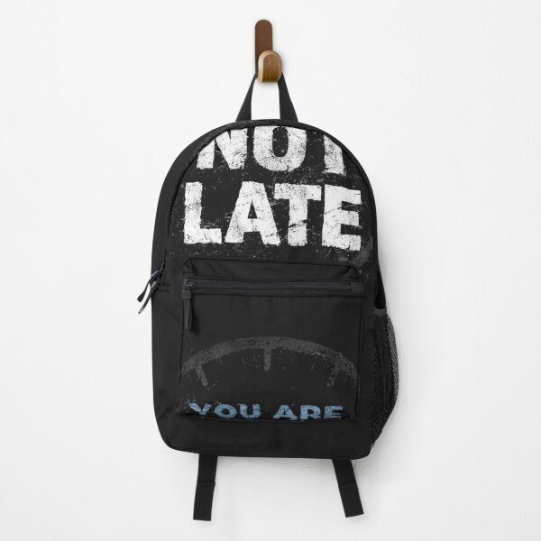 Item preview, You Are Not Late T-Shirt | Motivational Quote Typography Tee designed and sold by KDesignCrafts.