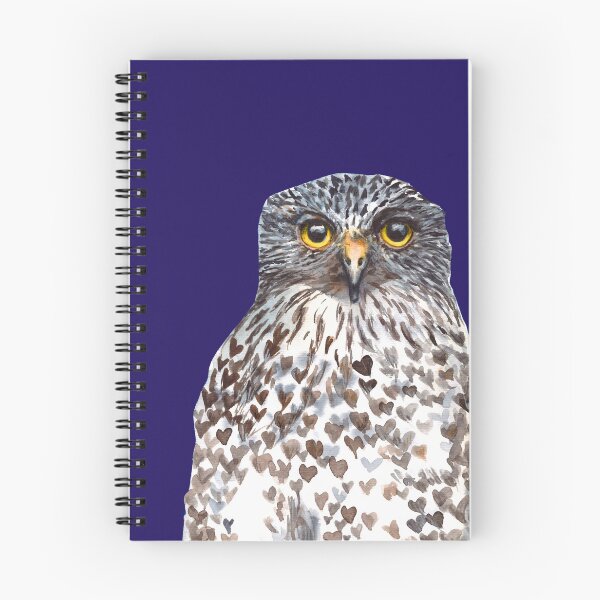 Item preview, Powerful Owl bird watercolour painting designed and sold by art-elodie-g.