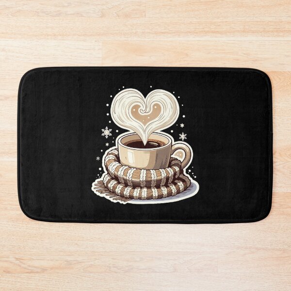 Item preview, Cozy Winter Coffee with Heart Steam designed and sold by Jagruti_Artzone.