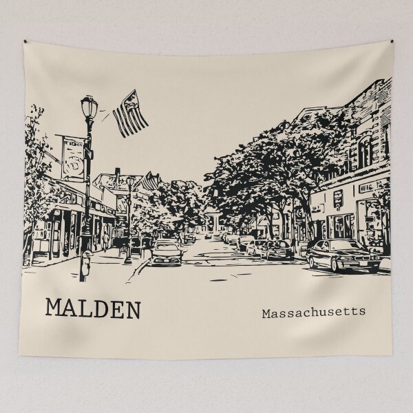 Item preview, Malden Massachusetts designed and sold by Lakeric Cityscapes.