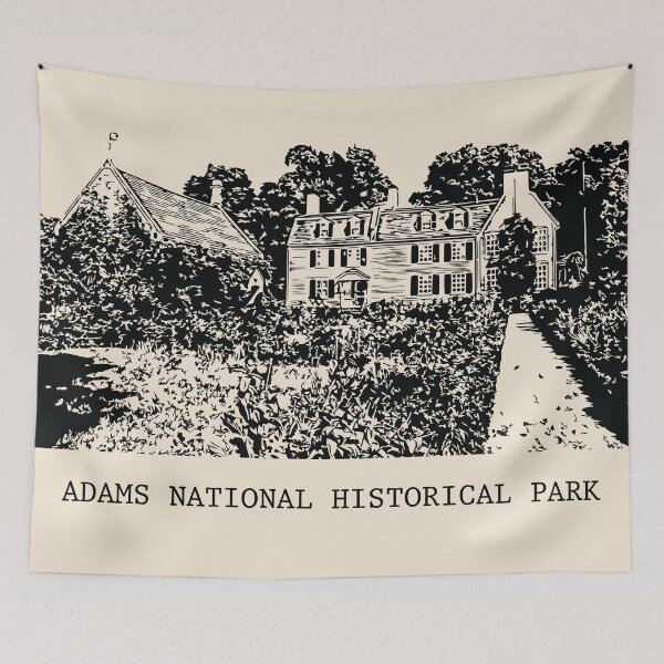 Item preview, Adams National Historical Park designed and sold by Lakeric Cityscapes.