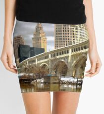 Detroit Superior Bridge Cleveland, Ohio Mini Skirt