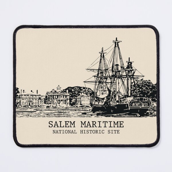 Artikelvorschau, Salem Maritime National Historic Site entworfen und verkauft von Lakeric Cityscapes.