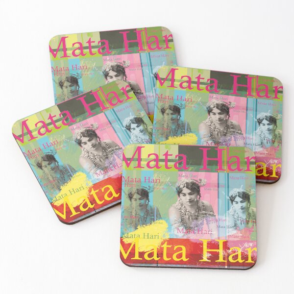 Item preview, Mata Hari Pop Art – Colorful Retro Icon Collage designed and sold by Mauswohn.