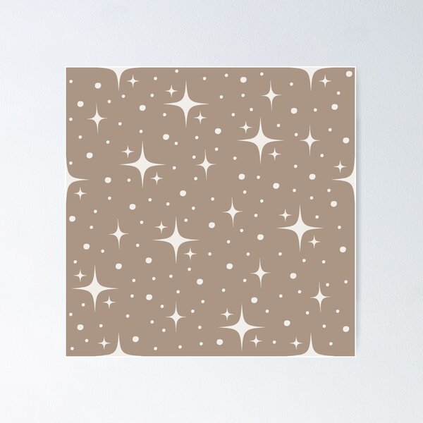 Item preview, Estrellas y puntos sobre marrón claro designed and sold by KSimpson838.