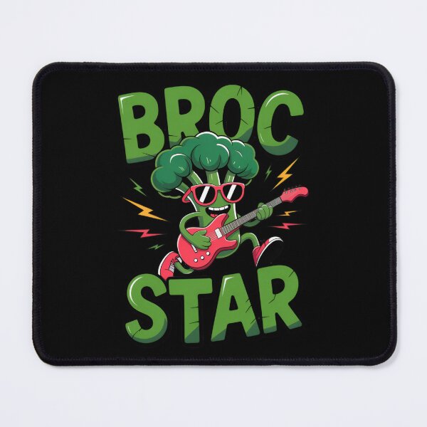 Item preview, Broc Star Funny Broccoli Puns Guitar Sunglasses designed and sold by vaxiek.