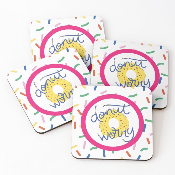 Item preview, Donut Worry Sprinkles Sticker designed and sold by artBullet.