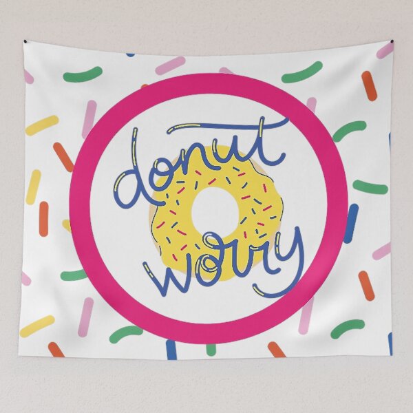 Item preview, Donut Worry Sprinkles Sticker designed and sold by artBullet.