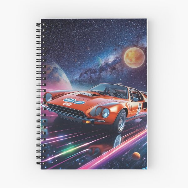 Item preview, Retro Space Racer – Galactic sports car in space designed and sold by Mauswohn.