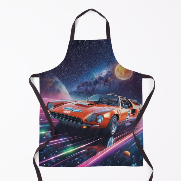 Item preview, Retro Space Racer – Galactic sports car in space designed and sold by Mauswohn.