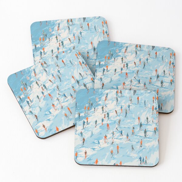 Item preview, Skiers on a Snowy Mountain designed and sold by lautir.