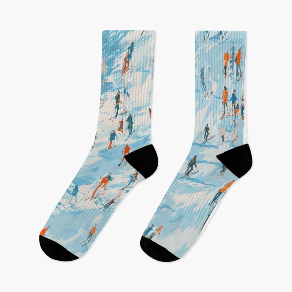 Item preview, Skiers on a Snowy Mountain designed and sold by lautir.