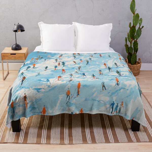 Item preview, Skiers on a Snowy Mountain designed and sold by lautir.
