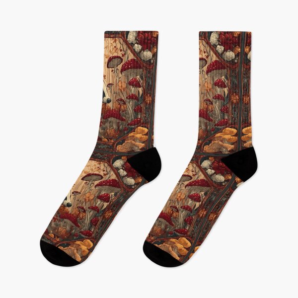 Item preview, Badger in a Mushroom Forest - Autumn & Halloween designed and sold by Mission Ready.