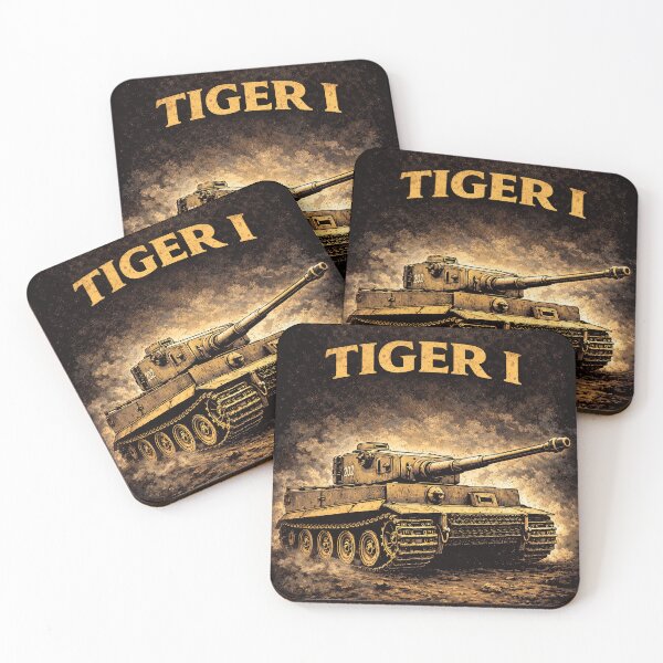 Item preview, Vintage Tiger 1 German WWII Tank Art designed and sold by Retr0Tshirts.