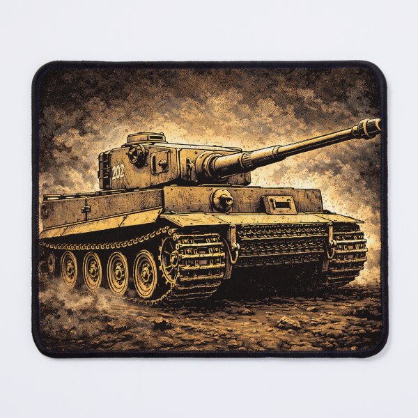 Item preview, Vintage Tiger 1 German WWII Tank Art designed and sold by Retr0Tshirts.