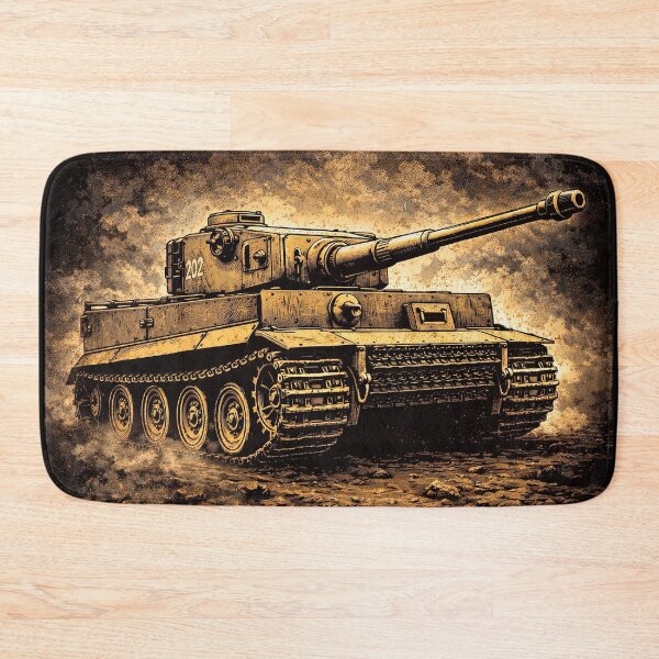 Item preview, Vintage Tiger 1 German WWII Tank Art designed and sold by Retr0Tshirts.