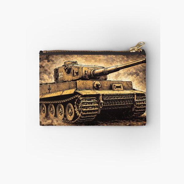 Item preview, Vintage Tiger 1 German WWII Tank Art designed and sold by Retr0Tshirts.