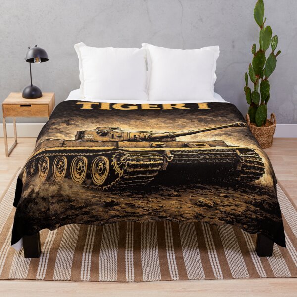 Item preview, Vintage Tiger 1 German WWII Tank Art designed and sold by Retr0Tshirts.