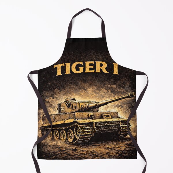 Item preview, Vintage Tiger 1 German WWII Tank Art designed and sold by Retr0Tshirts.