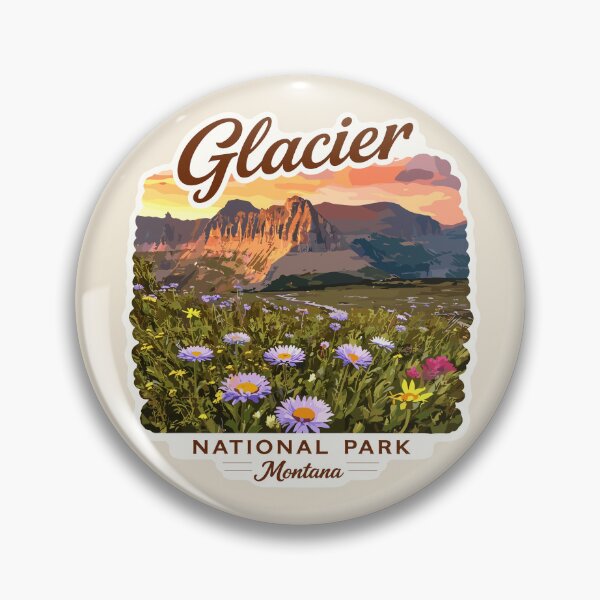 Item preview, Glacier National Park Sticker designed and sold by Gideon Emmerich.