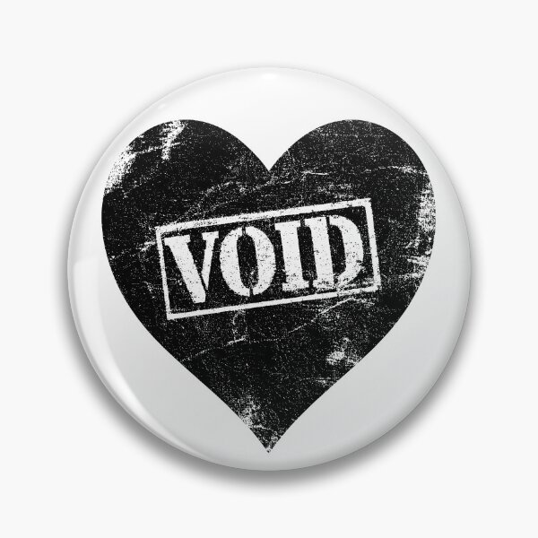 Item preview, Void Heart – Dark Grunge Emotional Statement designed and sold by VilnaArtPrints.