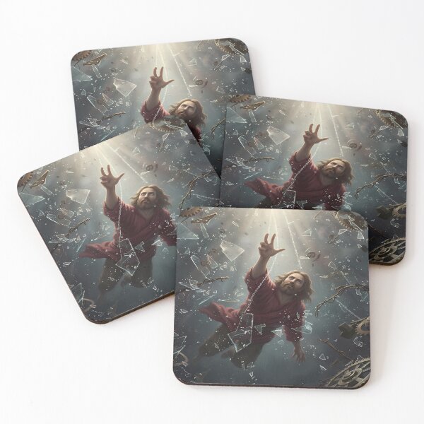 Item preview, Man Reaching Through Shattered Glass and Gears designed and sold by 7She.