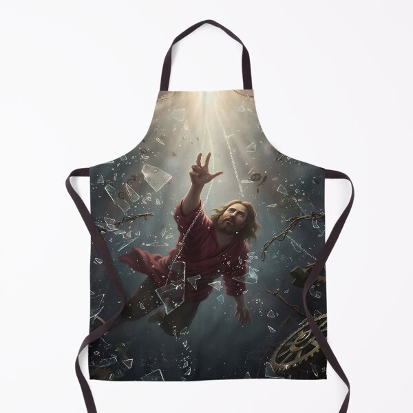 Item preview, Man Reaching Through Shattered Glass and Gears designed and sold by 7She.