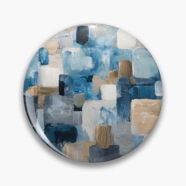 Item preview, Geometric Blue Abstract Composition designed and sold by lautir.