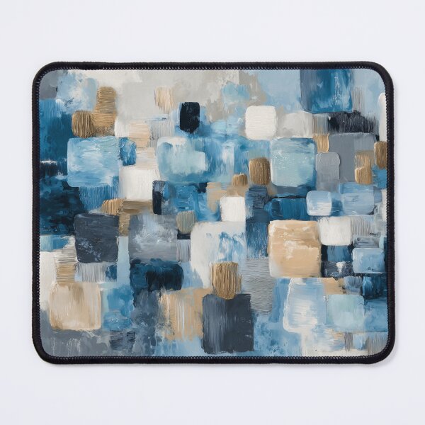 Item preview, Geometric Blue Abstract Composition designed and sold by lautir.