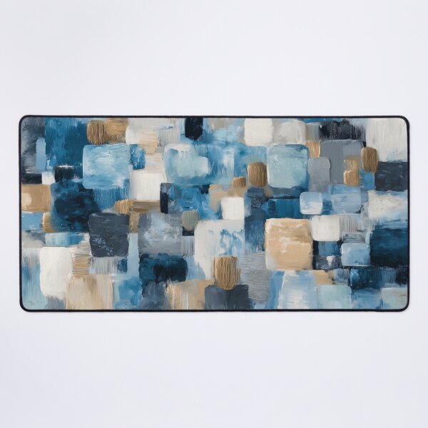 Item preview, Geometric Blue Abstract Composition designed and sold by lautir.