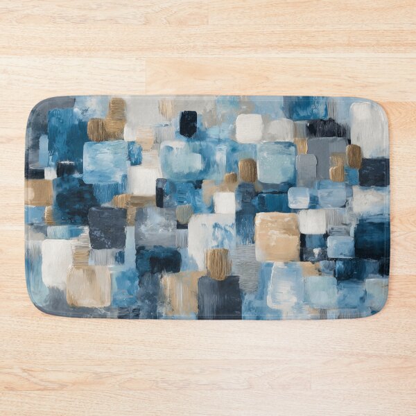 Item preview, Geometric Blue Abstract Composition designed and sold by lautir.