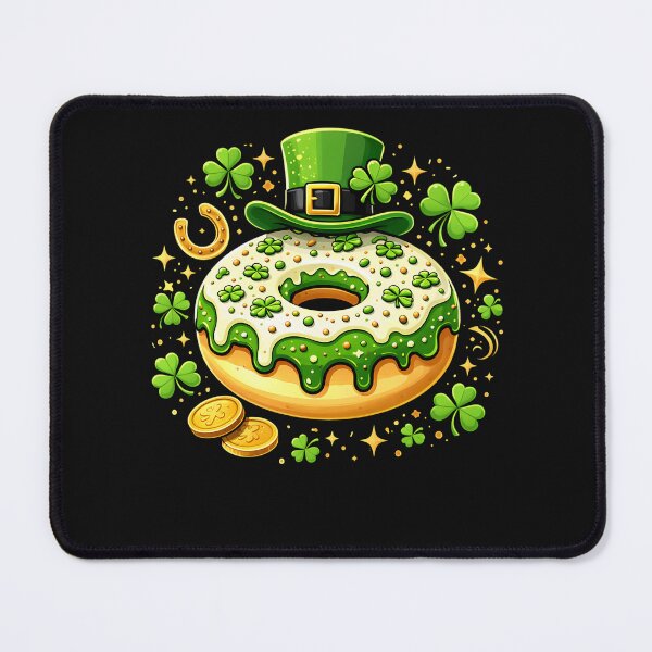 Item preview, Funny St Patricks Day Donut Shamrock Lucky Irish Pastry designed and sold by clothesy7.