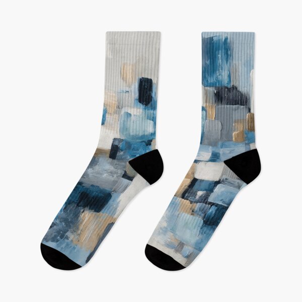 Item preview, Geometric Blue Abstract Composition designed and sold by lautir.