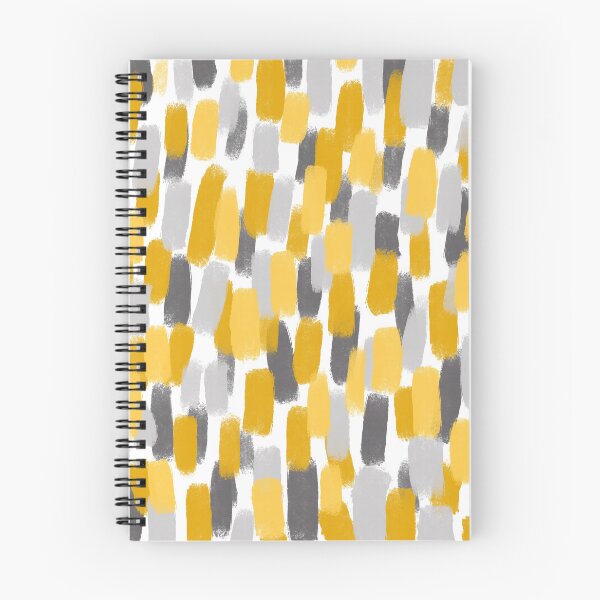 Item preview, Grey and Yellow Brush Strokes Effect designed and sold by OneThreeSix.