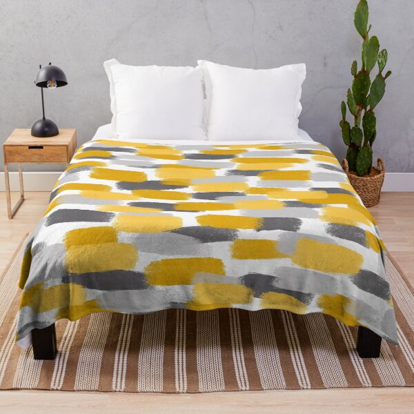 Item preview, Grey and Yellow Brush Strokes Effect designed and sold by OneThreeSix.