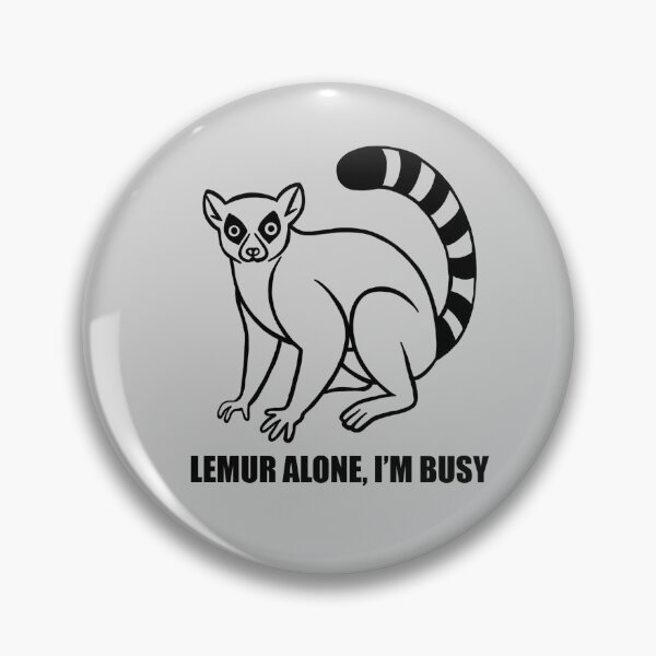 Item preview, Lemur Alone, I’m Busy designed and sold by DKBCreations.