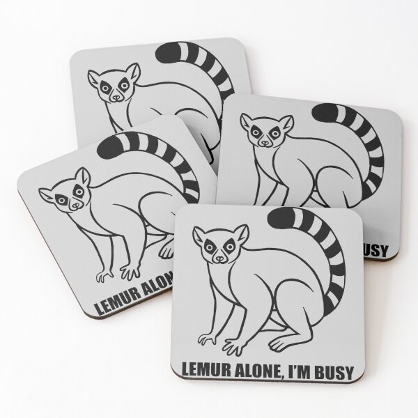 Item preview, Lemur Alone, I’m Busy designed and sold by DKBCreations.
