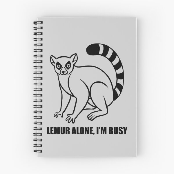 Item preview, Lemur Alone, I’m Busy designed and sold by DKBCreations.